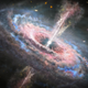 An illustration of a quasar.
